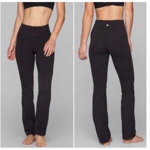 Athleta Straight Up Athletic Straight Leg Black Yoga Workout Pants Size XS K69